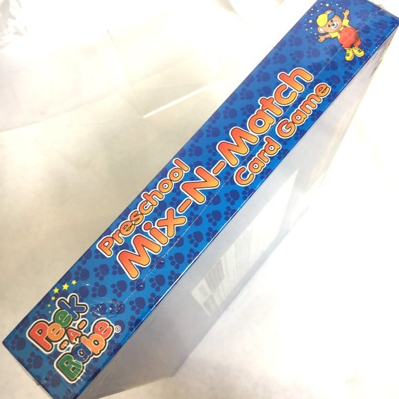 Peek-A-Babe Preschool Mix-n-Match Card Game NWT Vintage - Picture 8 of 9